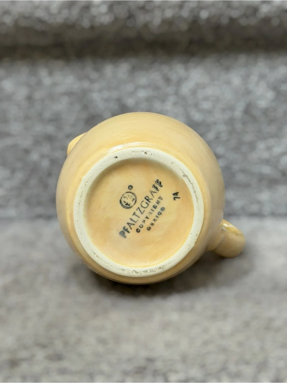 Vintage‎ Pfaltzgraff Folk Art Mini Pitcher Creamer Farmhouse Cottagecore Pottery